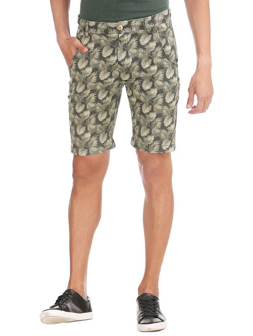 green cotton shorts - 18174056 - Very Small Image - 1