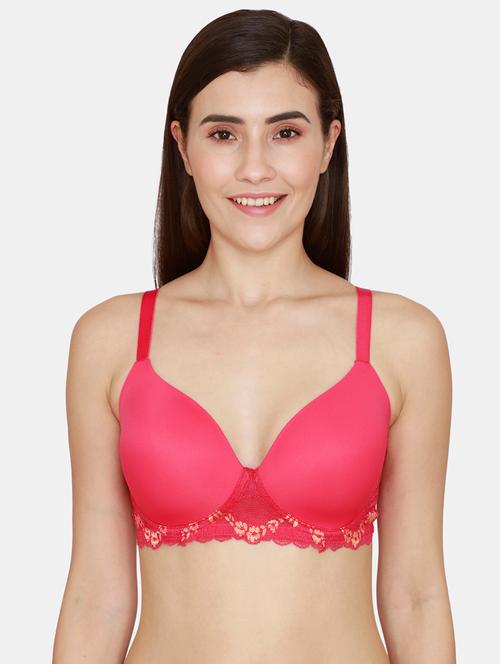 pink solid t-shirt bra - 18175587 - Very Small Image - 1