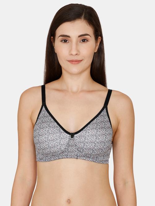 black printed t-shirt bra - 18175618 - Very Small Image - 1