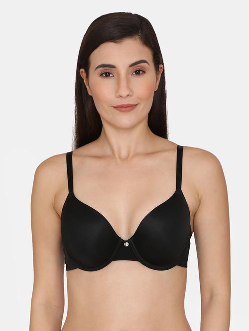 black solid t-shirt bra - 18175628 - Very Small Image - 1