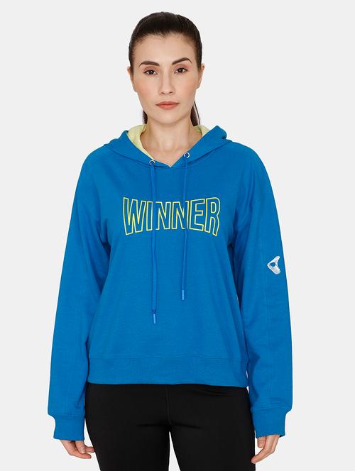 hooded neck printed sweatshirt - 18175748 - Very Small Image - 1