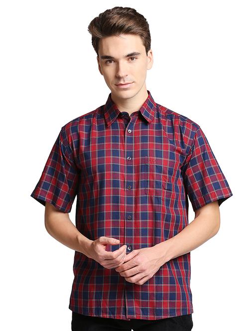 red checked casual shirt - 18176082 - Very Small Image - 1