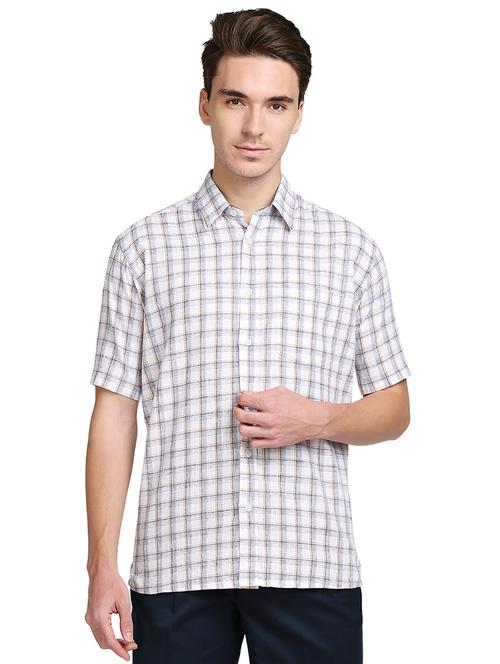 white checked casual shirt - 18176091 - Very Small Image - 1
