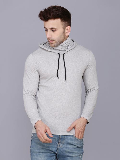 grey cotton blend t-shirt - 18176838 - Very Small Image - 1