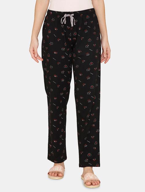 drawstring waist printed pajama - 18177092 - Very Small Image - 1