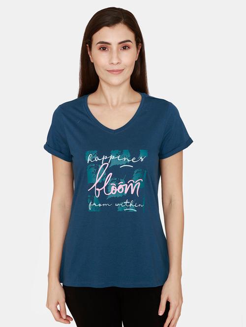 v-neck graphic tee - 18177139 - Very Small Image - 1