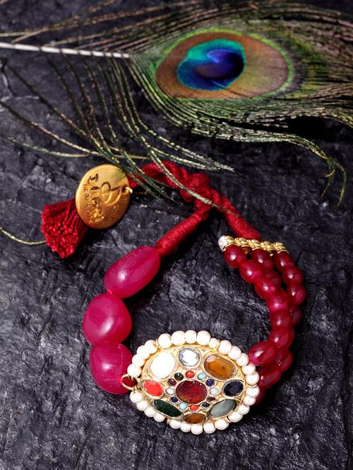 red metal bangle bracelet - 18177207 - Very Small Image - 1