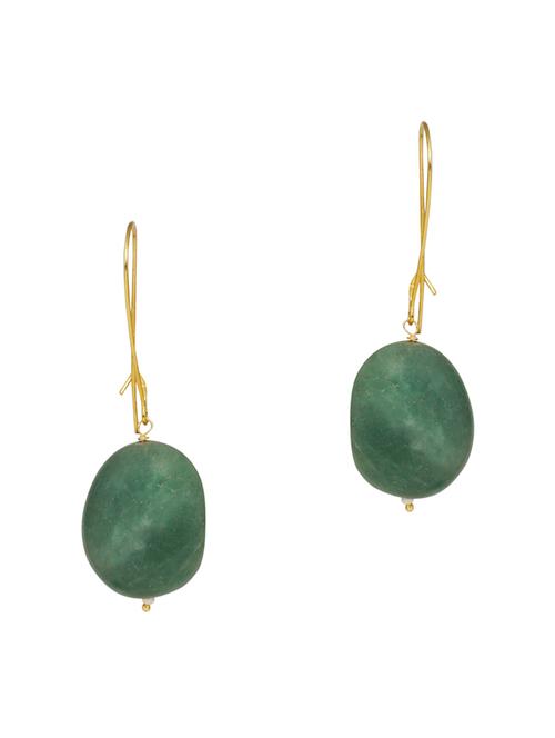 green copper drop earring - 18177409 - Very Small Image - 1