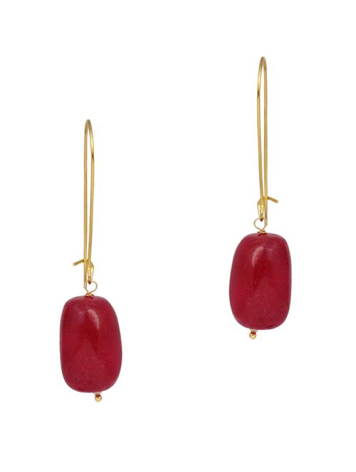 red copper drop earring - 18177410 - Very Small Image - 1