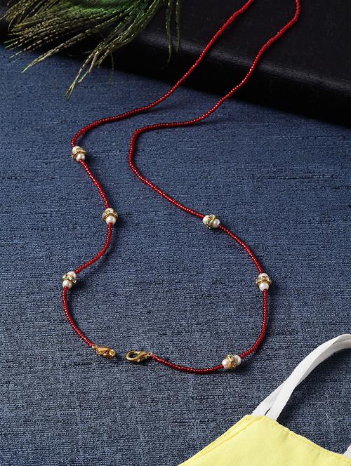 red metal chain necklace - 18177425 - Very Small Image - 1