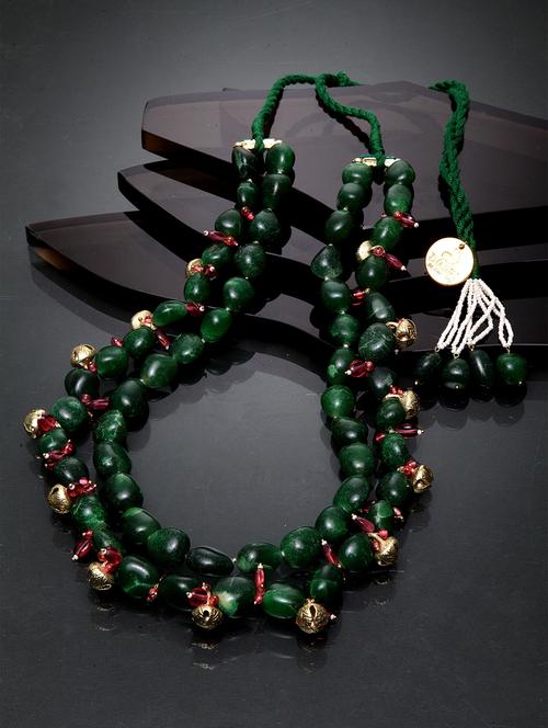 green silver short necklace - 18177443 - Very Small Image - 1