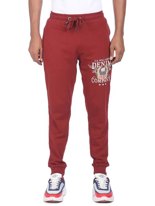 red solid jogger - 18177672 - Very Small Image - 1
