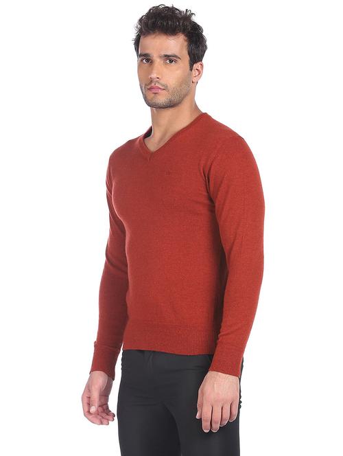 red solid pullover - 18177806 - Very Small Image - 1