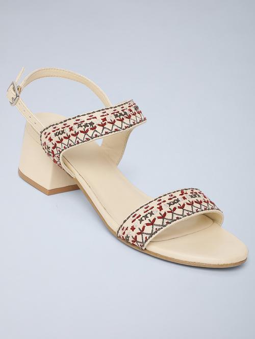 red back strap sandal - 18179035 - Very Small Image - 1