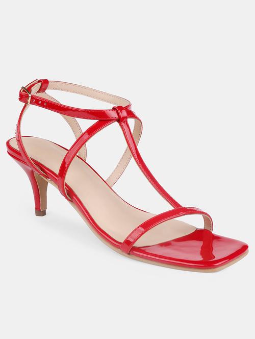 red back strap sandal - 18179101 - Very Small Image - 1