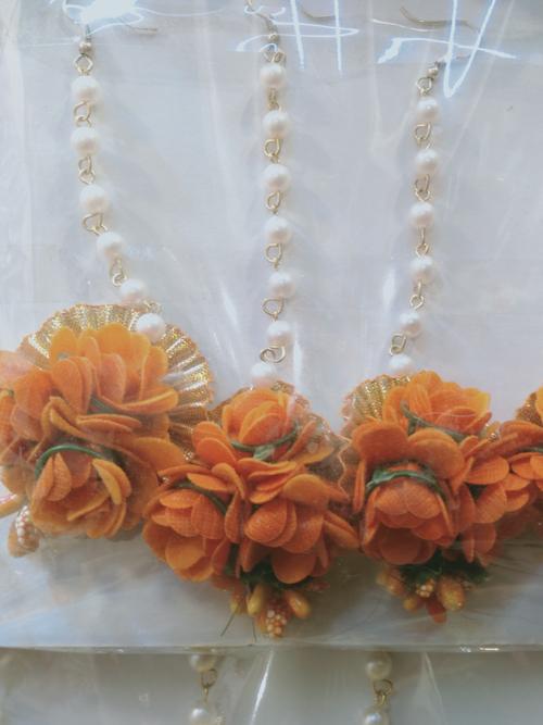 flowers maang teeka sets - 18181278 - Very Small Image - 1