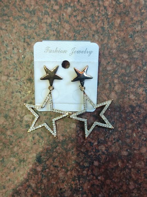 ladies earrings star style - 18181635 - Very Small Image - 1
