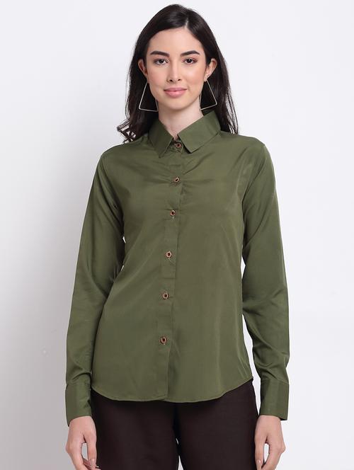 long sleeved solid shirt - 18182229 - Very Small Image - 1