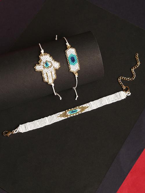 evil eyed link bracelet - 18182455 - Very Small Image - 1