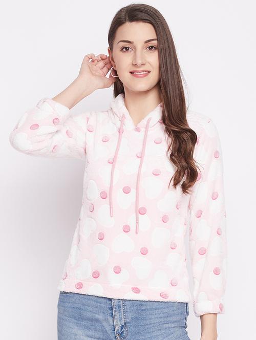 hooded neck printed sweatshirt - 18183173 - Very Small Image - 1