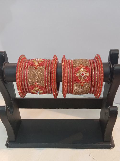 ladies rajasthani chuda for party wear - 18183200 - Very Small Image - 1