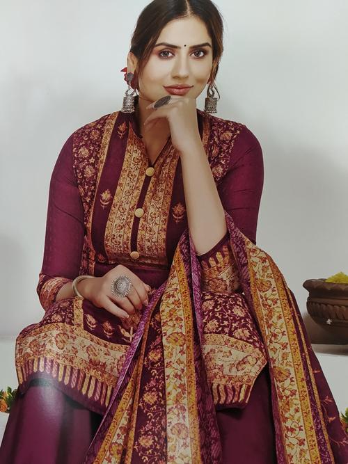 ladies woolen suits - 18184407 - Very Small Image - 1