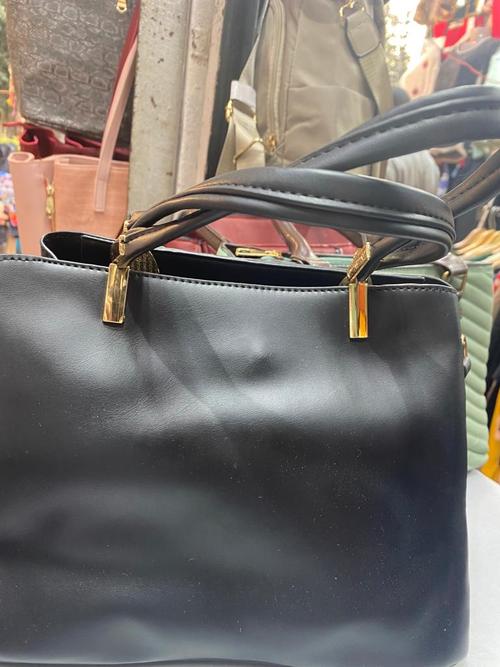 pure leather hand bag with sling - 18184444 - Very Small Image - 1