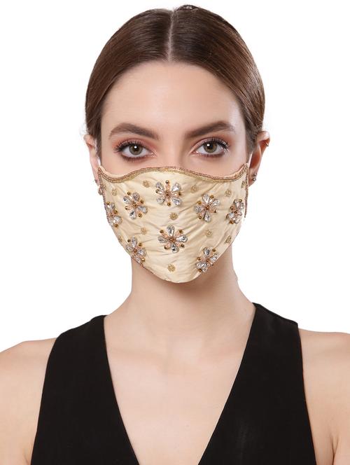 nude silk decorative women mask - 18184542 - Very Small Image - 1