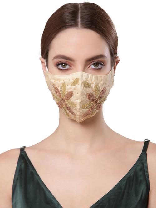 nude silk decorative women mask - 18184548 - Very Small Image - 1