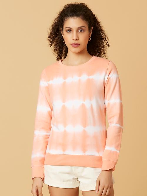 round neck tie & dye sweatshirt - 18184606 - Very Small Image - 1