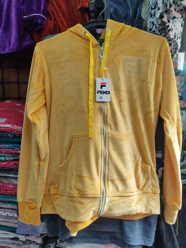 ladies woolen night wear set yellow - 18185367 - Very Small Image - 1