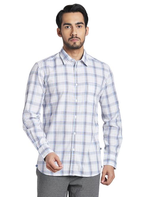 white checkered casual shirt - 18185705 - Very Small Image - 1