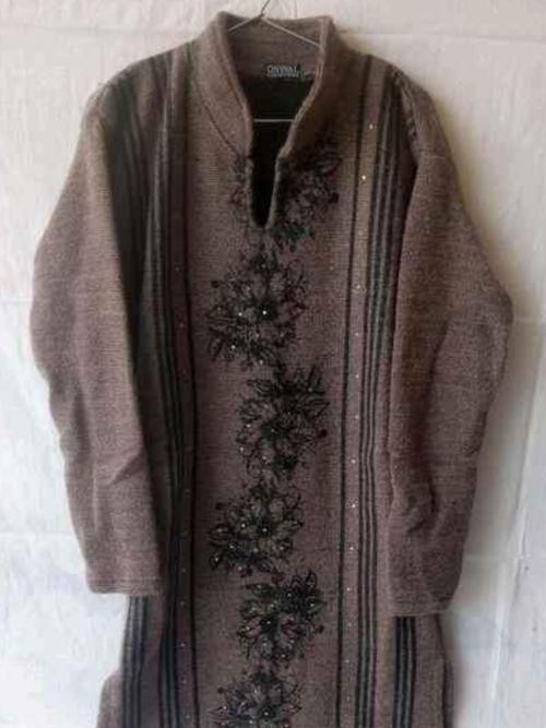 ladies woolen kurti brown color - 18186049 - Very Small Image - 1