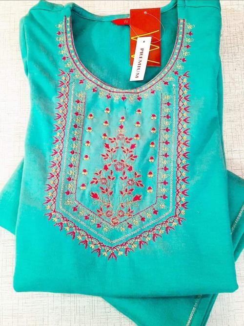 ladies woolen kurti light green color - 18186068 - Very Small Image - 1