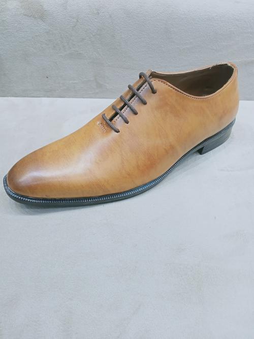 formal shoes non leather tan colour - 18186254 - Very Small Image - 1