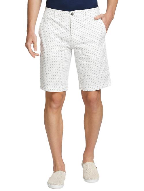 white printed casual short - 18186706 - Very Small Image - 1