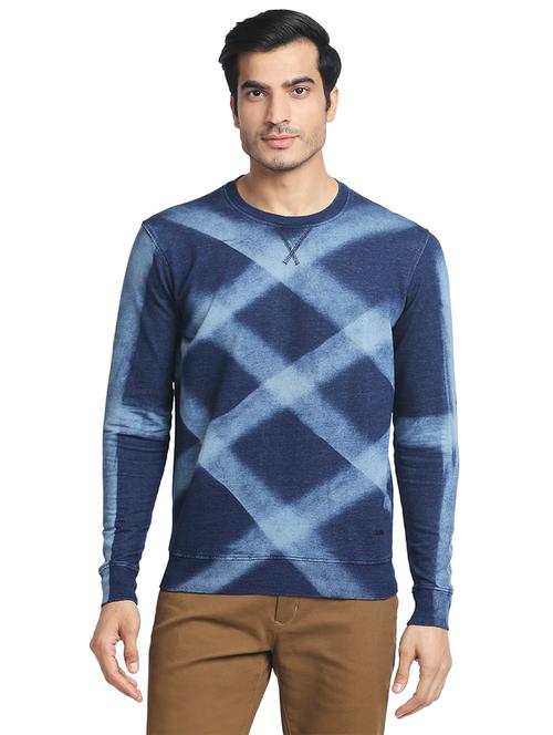 blue printed sweatshirt - 18186811 - Very Small Image - 1