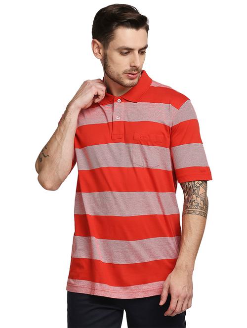 red stripe polo t-shirt - 18187136 - Very Small Image - 1