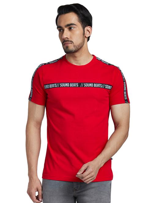red solid polo t-shirt - 18187169 - Very Small Image - 1
