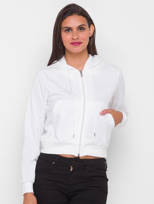 white polyester sweatshirt - 18187776 - Very Small Image - 1