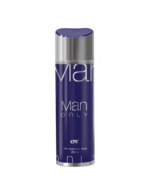 cfs | man only blue | 200ml | long lasting | deodorant - 18187942 - Very Small Image - 1