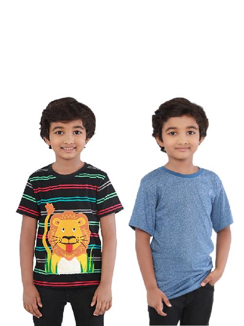 half sleeve boys t-shirt (pack of - 18189185 - Very Small Image - 1