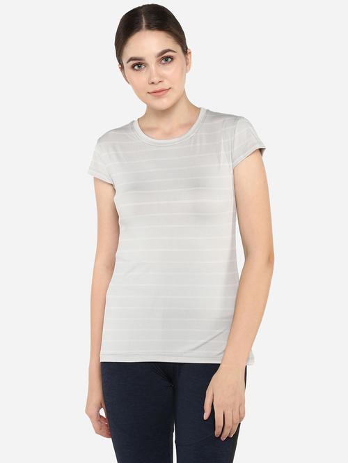 white polyester regular tshirt - 18189455 - Very Small Image - 1