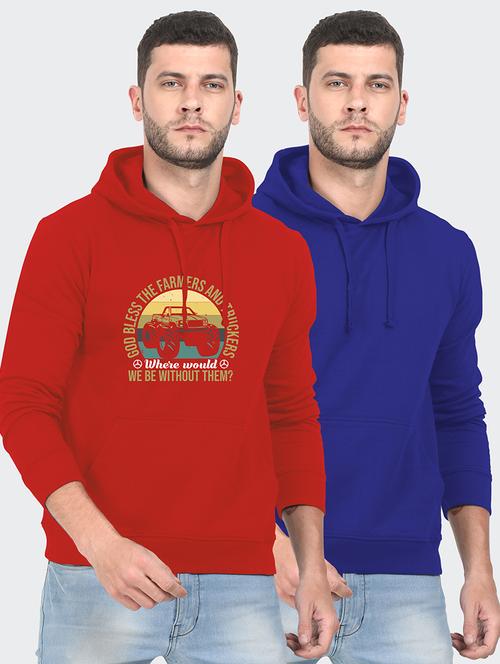 navy-blue hooded sweatshirt - 18191316 - Very Small Image - 1
