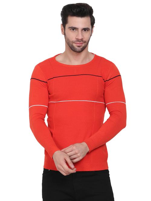 orange wool pullover - 18191768 - Very Small Image - 1