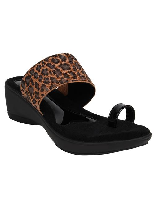 black synthetic slip on sandals - 18192022 - Very Small Image - 1