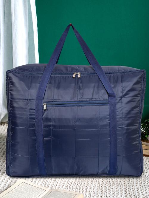 kuber industries parachute jumbo attachi bag travel handbag storage carrying bag (blue) - 18192285 - Very Small Image - 1