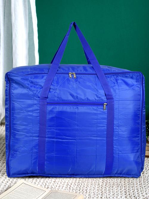 kuber industries parachute jumbo attachi bag travel handbag storage carrying bag (royal blue) - 18192289 - Very Small Image - 1