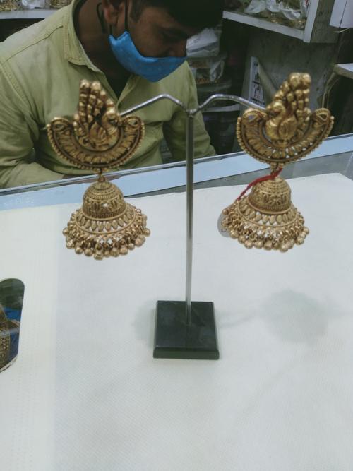 ethnic jwellery jhumka - 18192652 - Very Small Image - 1