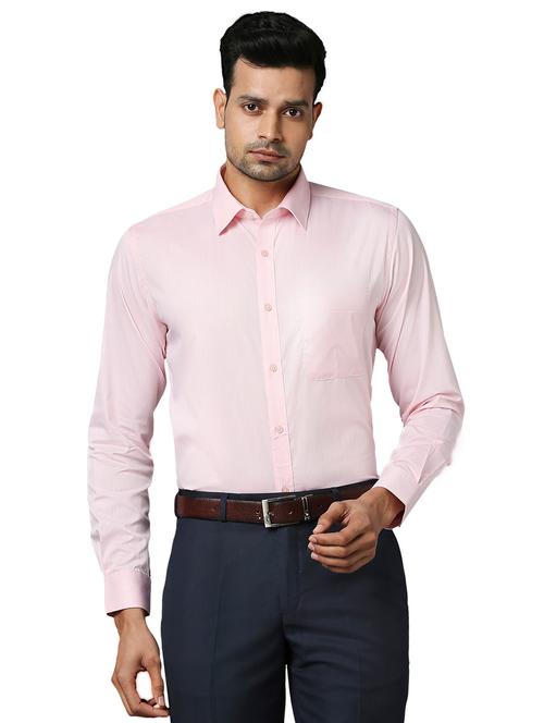 red solid formal shirt - 18192758 - Very Small Image - 1